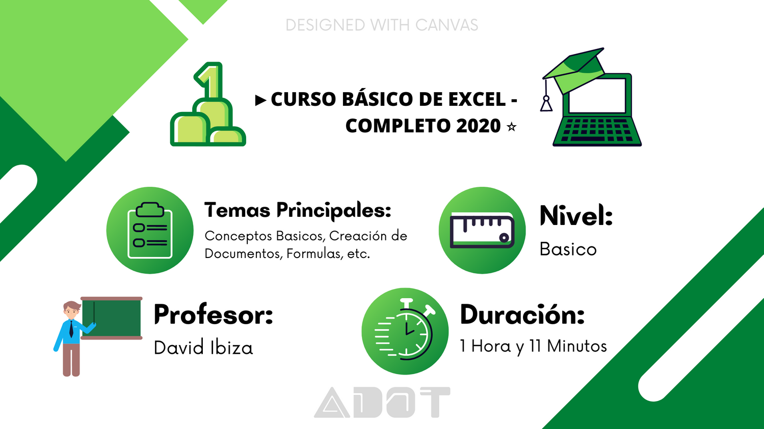 4 Cursos gratuitos excel - Primer Curso